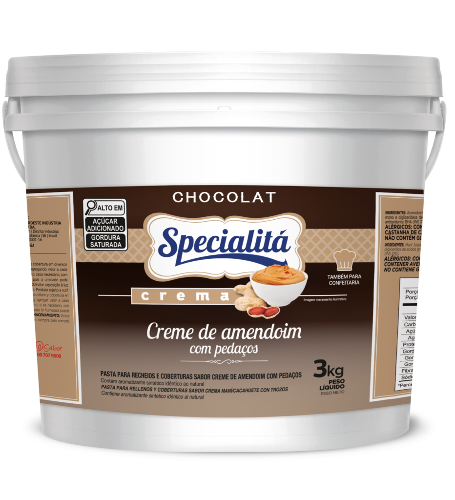 Creme de Amendoim com Pedaços