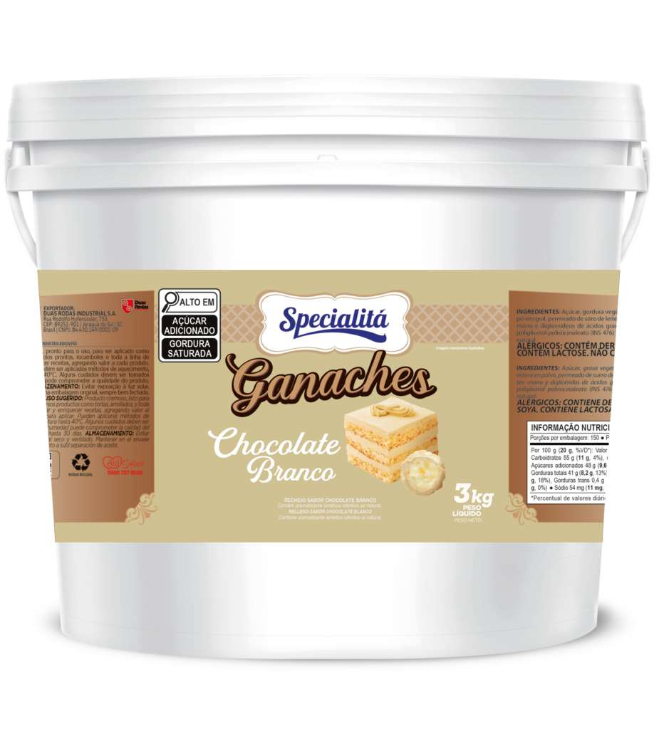Ganache Chocolate Branco