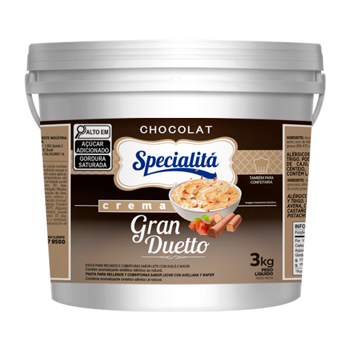 Pasta Chocolat Crema Gran Duetto