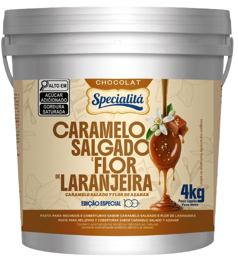 Pasta Chocolat Caramelo salgado com flor de laranja