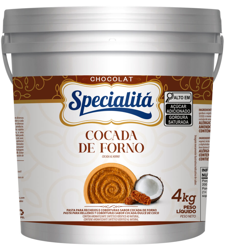 Pasta Chocolat Cocada de Forno