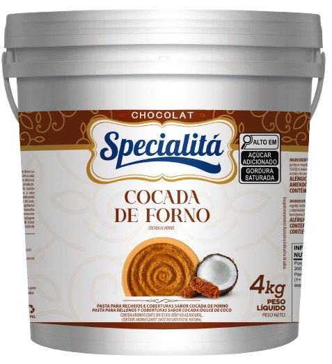 Pasta Chocolat Cocada de Forno