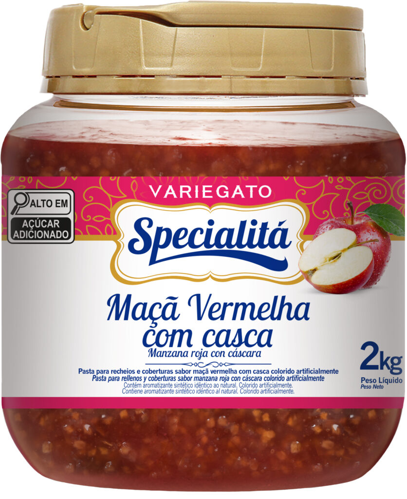 Variegato Maçã vermelha com casca