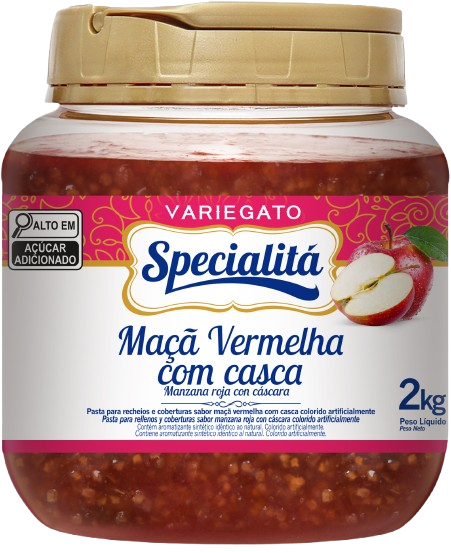 Variegato Maçã vermelha com casca